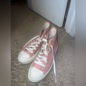 Converse Pink High-Top Sneakers